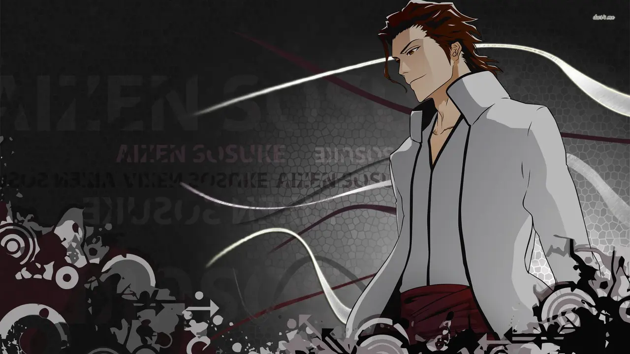 Sosuke Aizen in Bleach wallpaper art