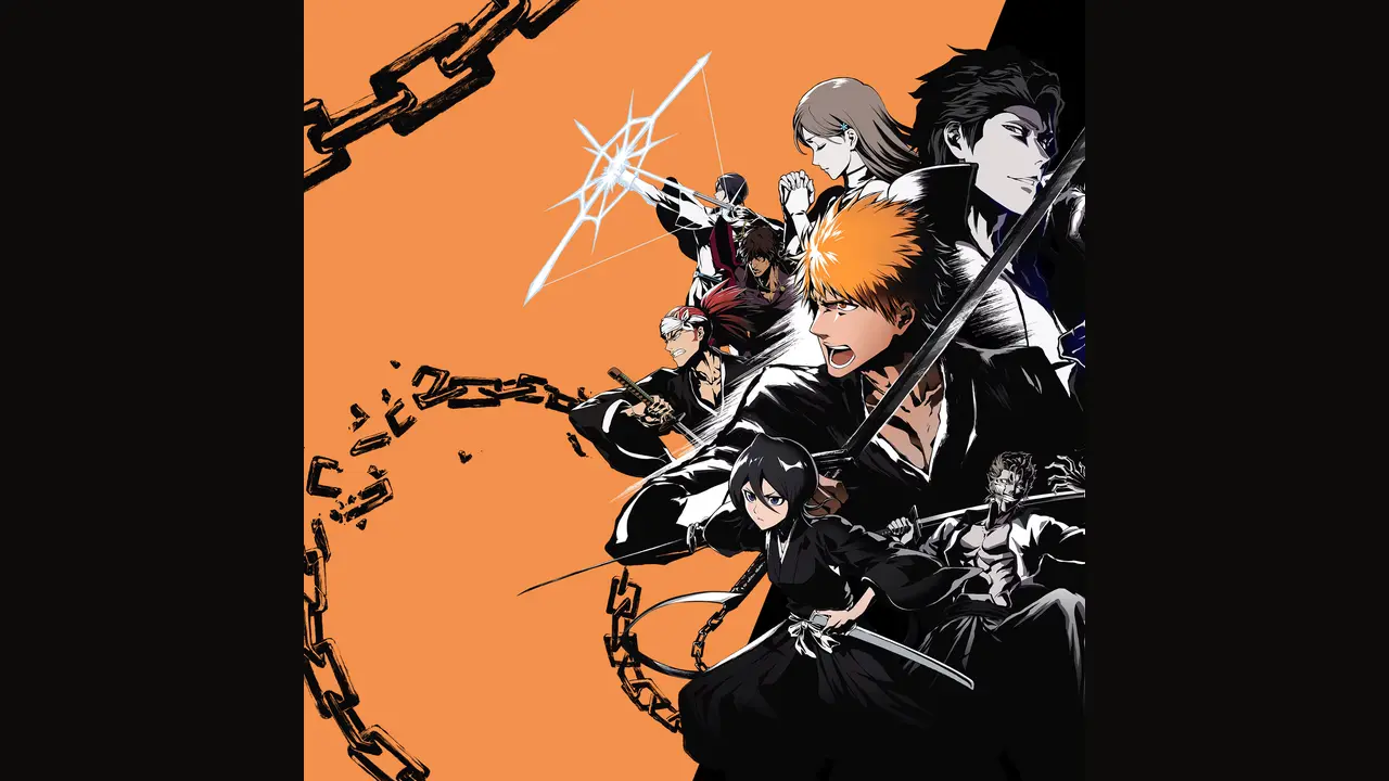 Ichigo, Rukia, and Renji together in Bleach artwork