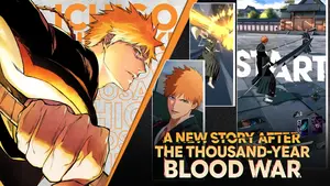 Bleach Mirrors High squad screen showing three Soul Reapers ready for battle